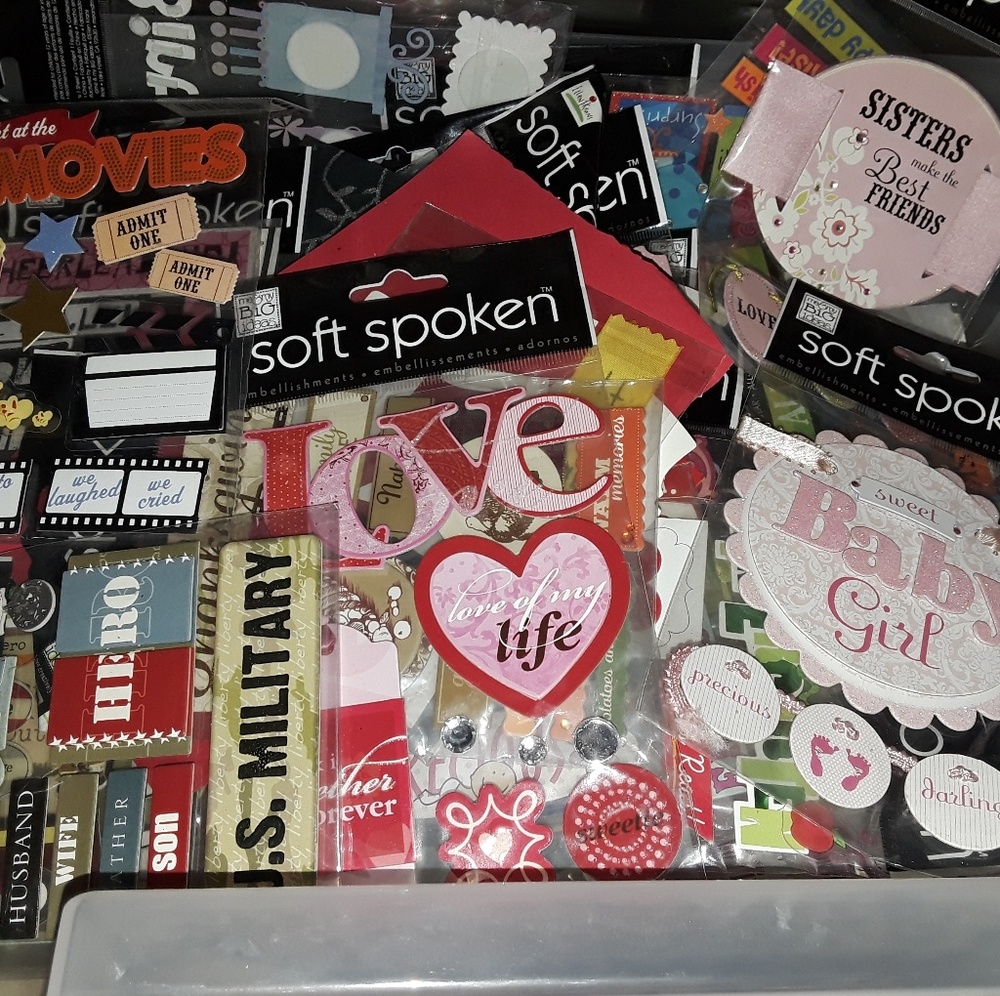 Scrapbooking stickers!!
